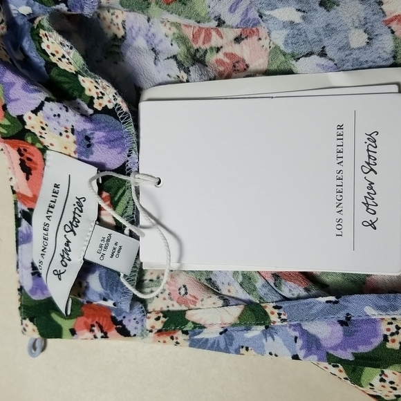 & Other Stories Floral Dress Los Angeles Atelier - Picture 10 of 11